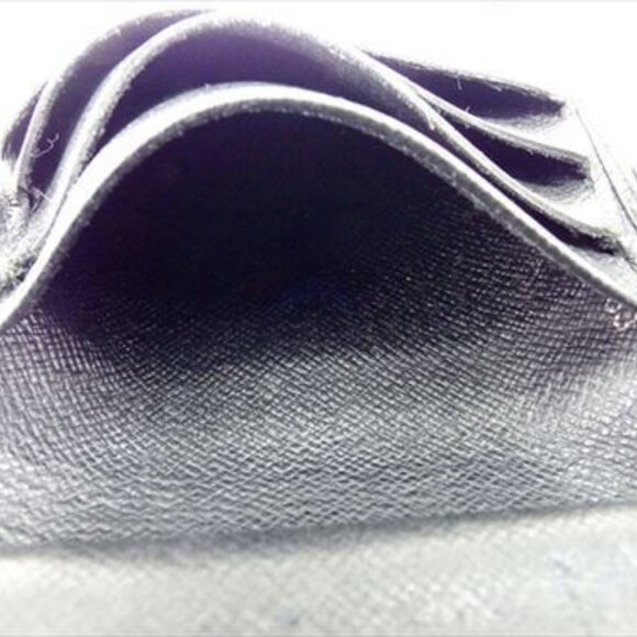 Louis Vuitton Wallet Purse Bifold Taiga Black Mens Authentic - Picture 8 of 8